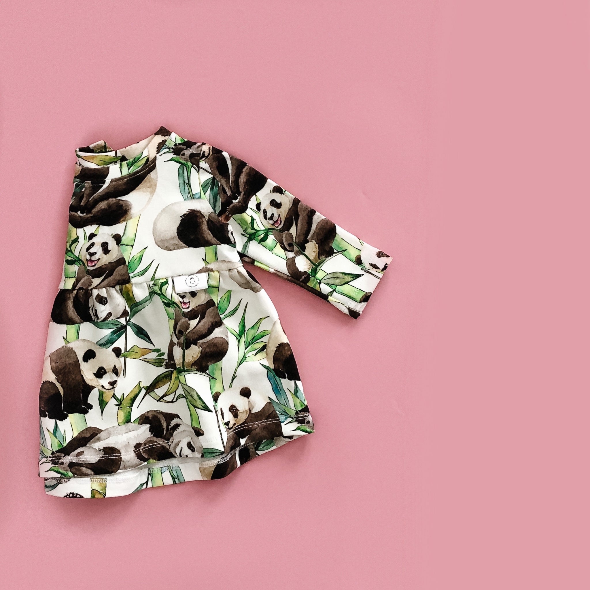 “Zoe” dress with Pandas