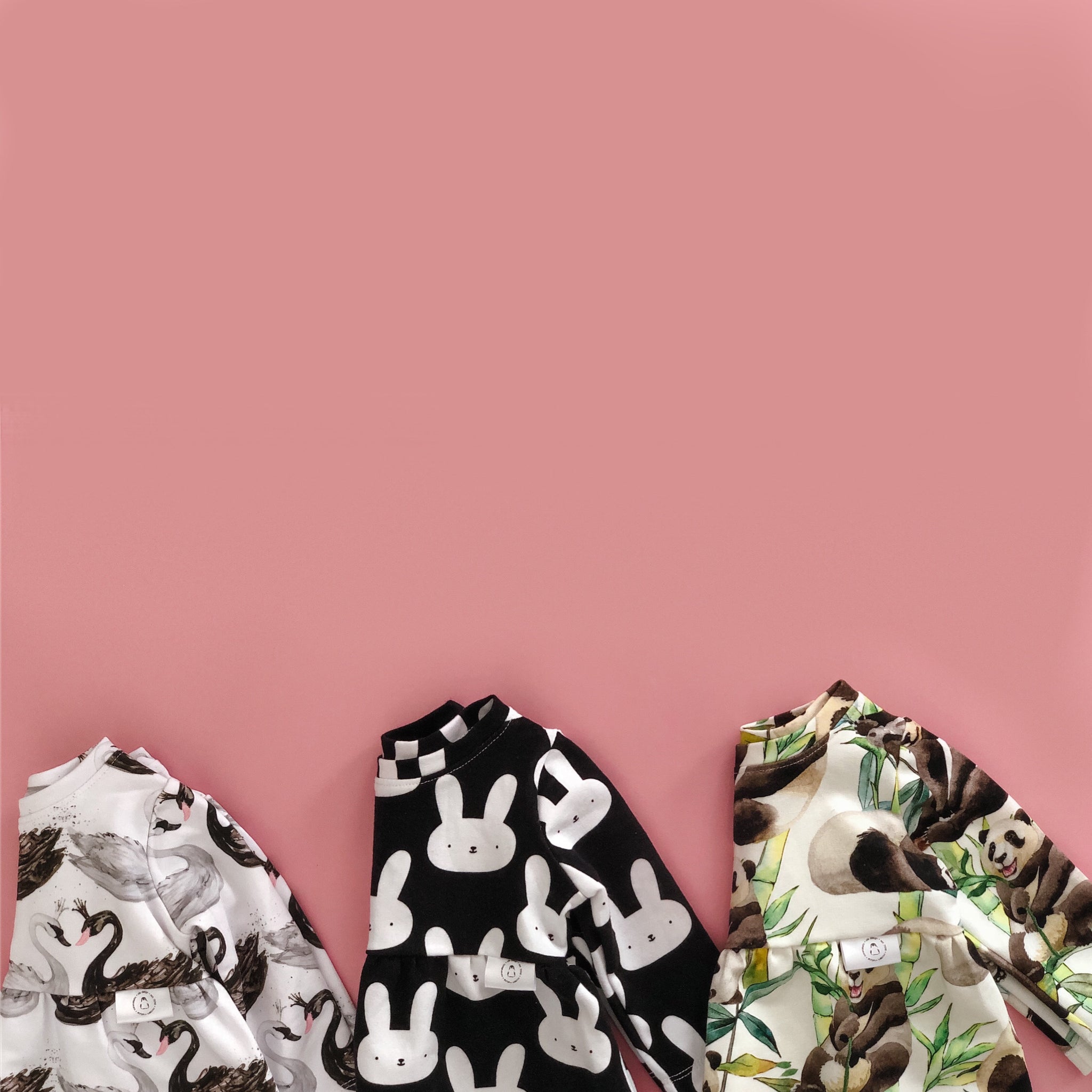 “Zoe” dress with Pandas