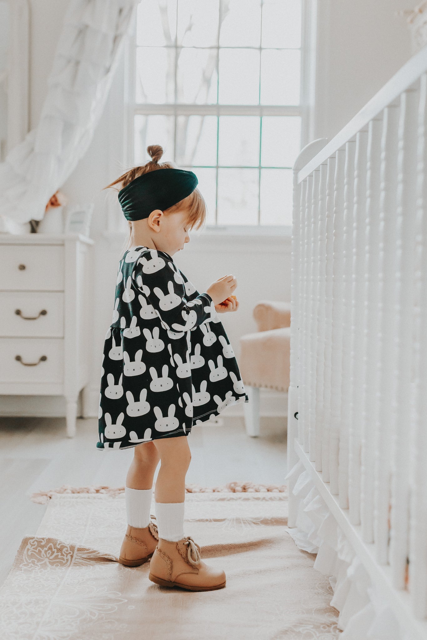 “Zoe” dress with Bunnies