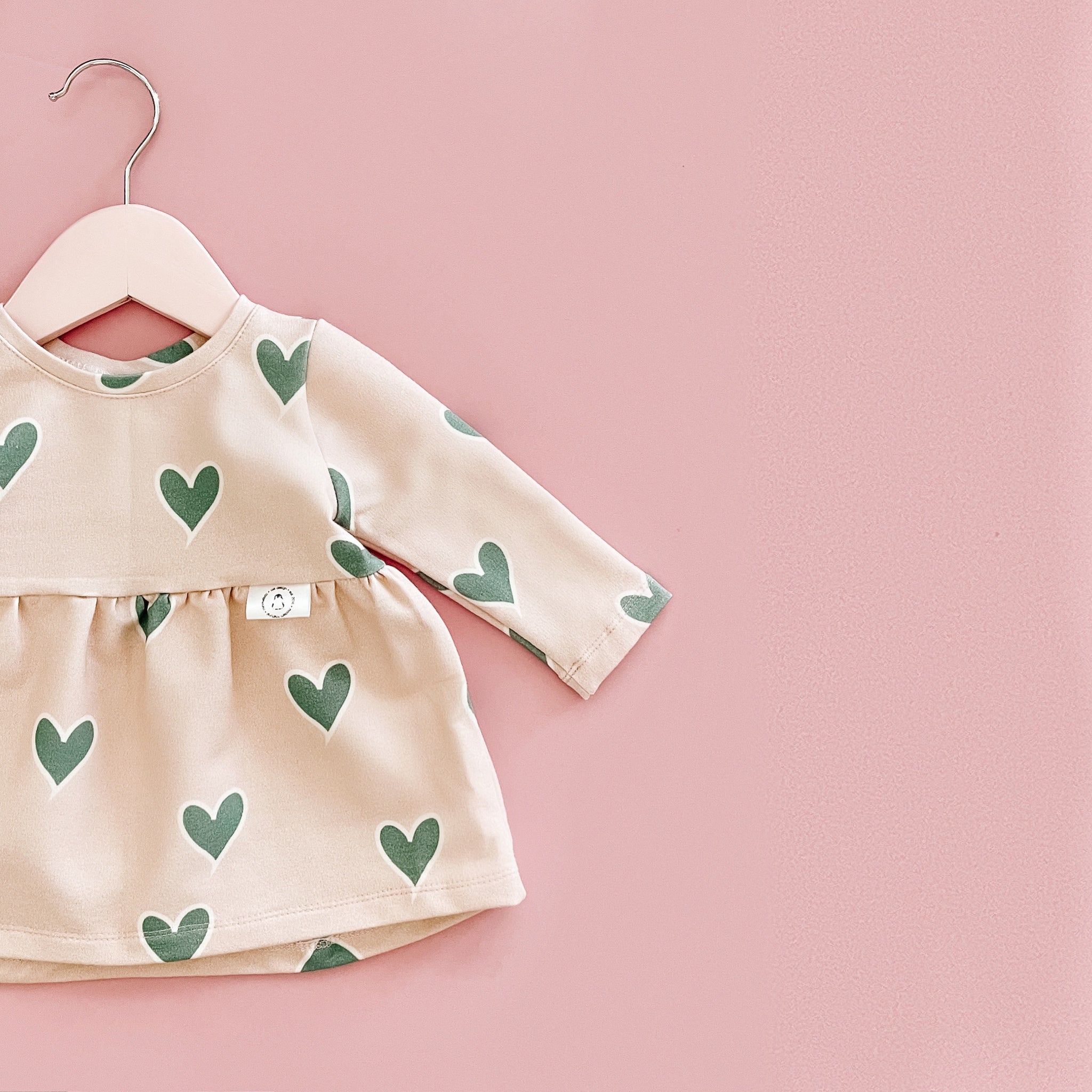 “Zoe” dress with Whimsical Hearts