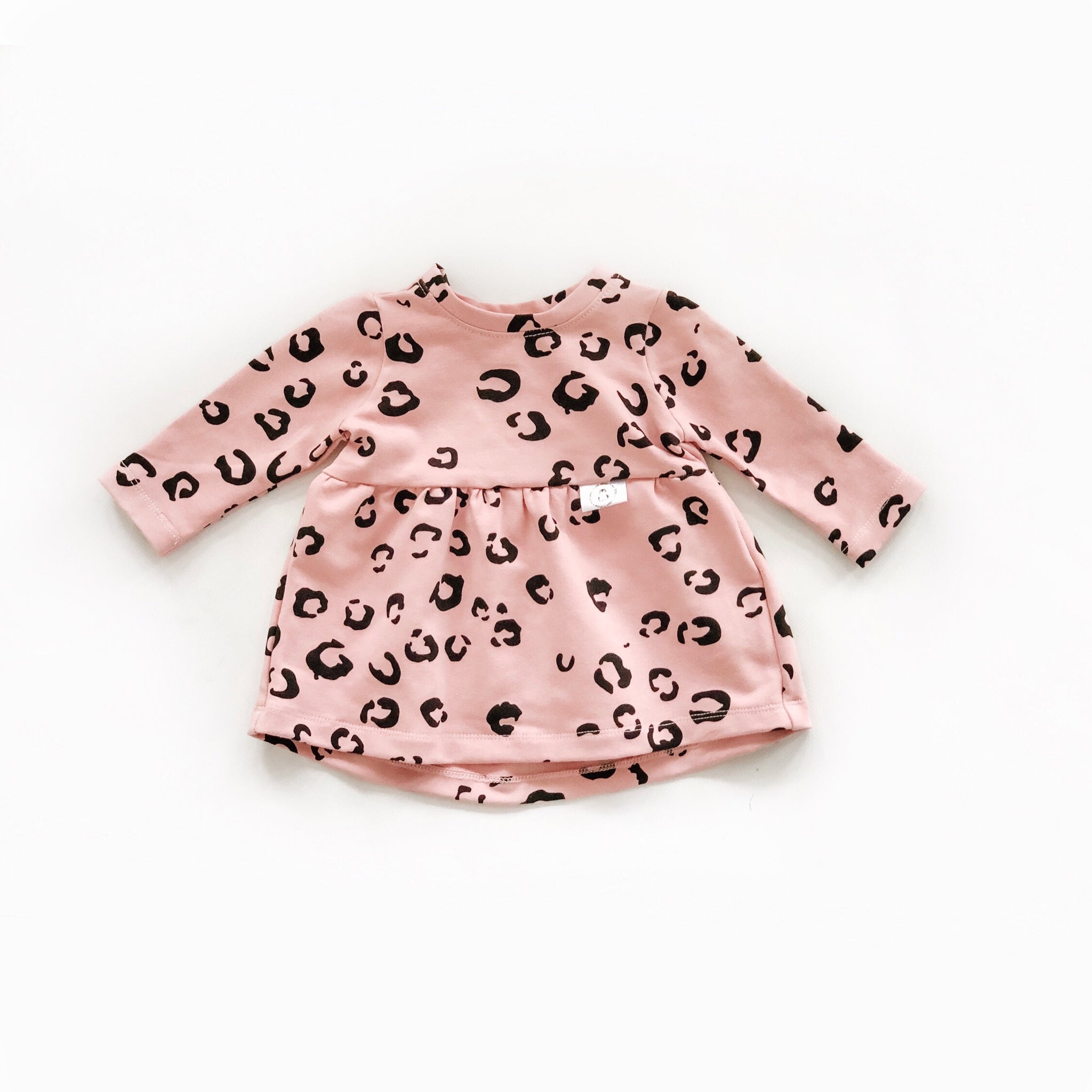 “Zoe” dress with Leopard print