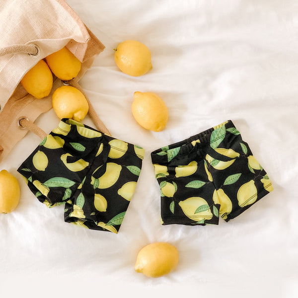 Swim shorts with Lemons