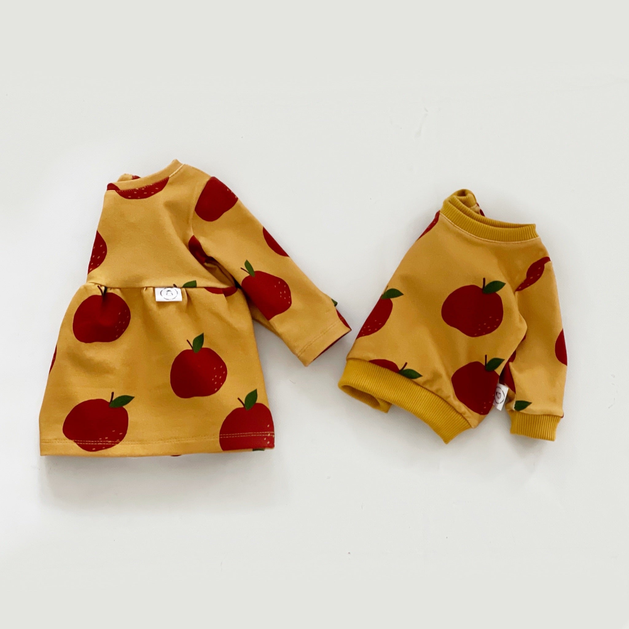 “Zoe” dress with Apples